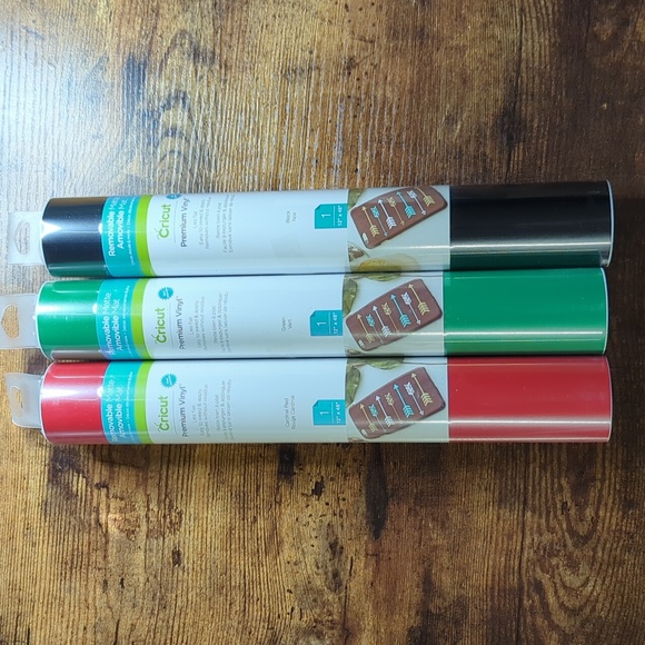 Set of 3- Cricut Premium Removable Vinyl - Picture 2 of 6
